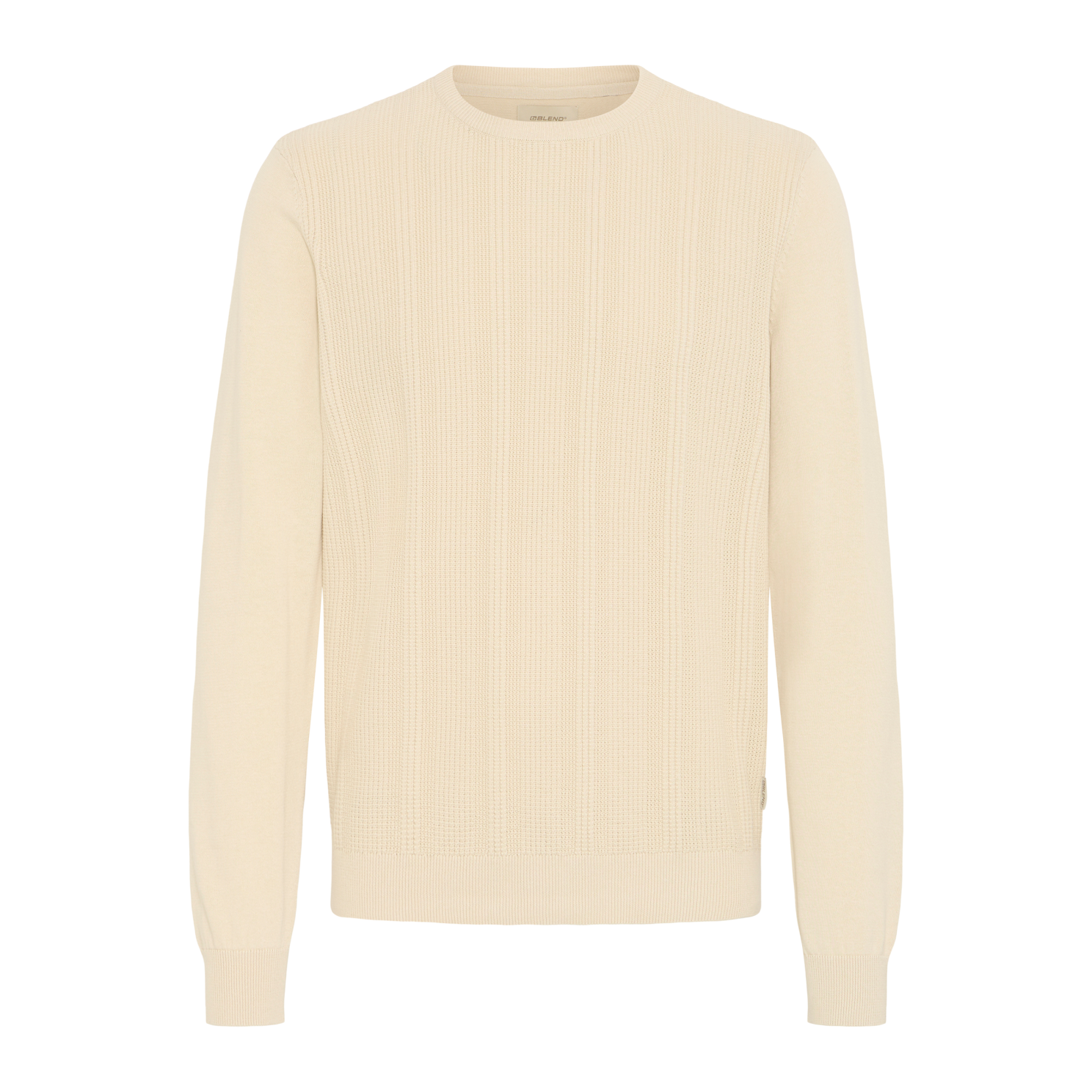 Blend Baron Herre Striktrøje - Oyster Gray