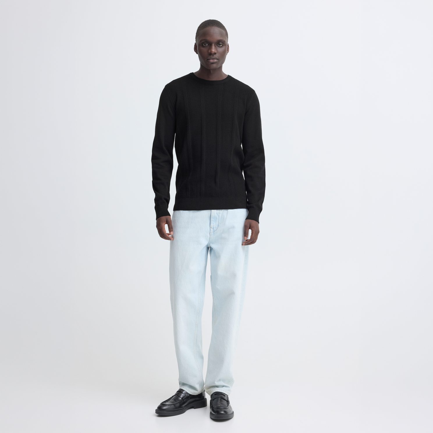 Blend Baron Herre Striktrøje - Black Beauty