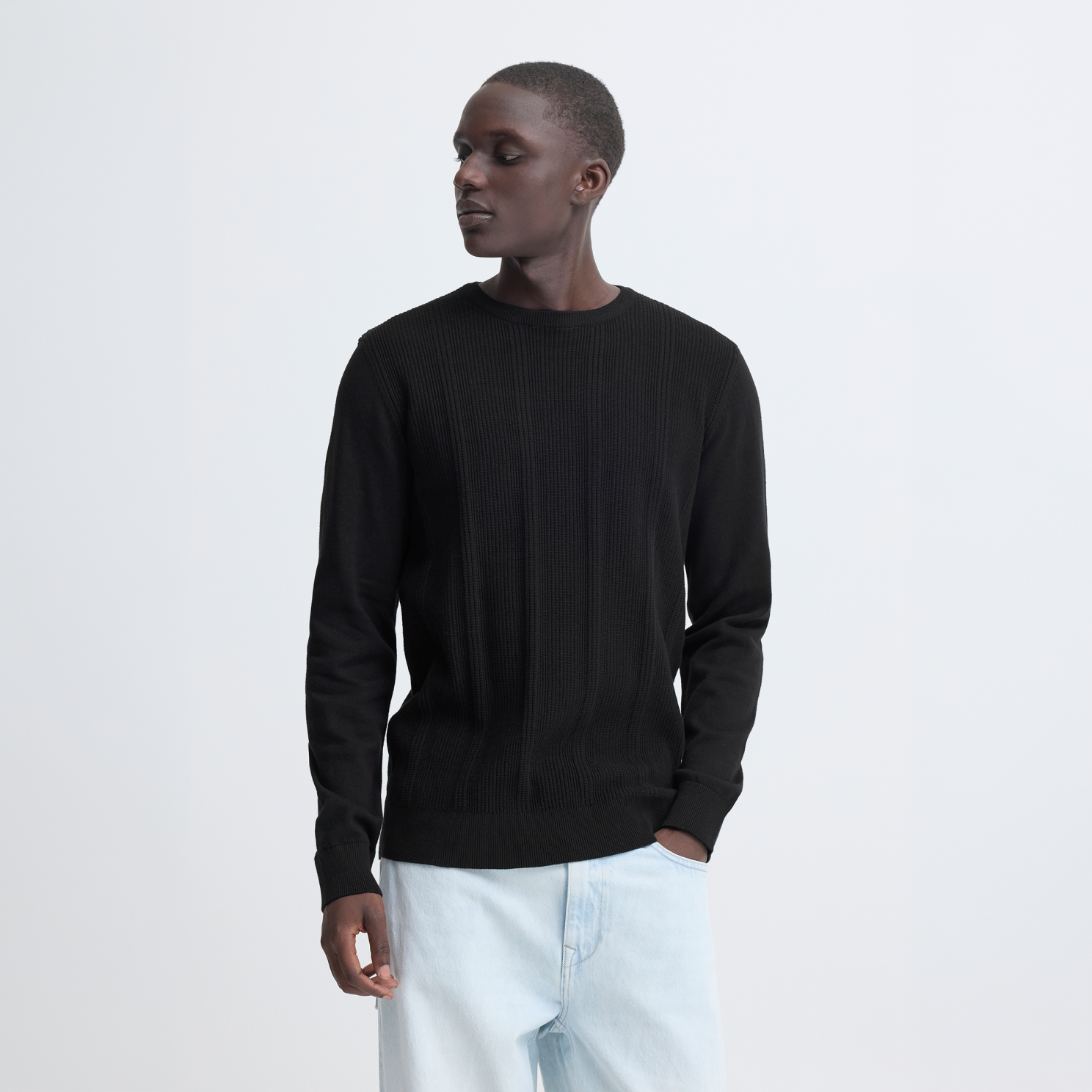 Blend Baron Herre Striktrøje - Black Beauty