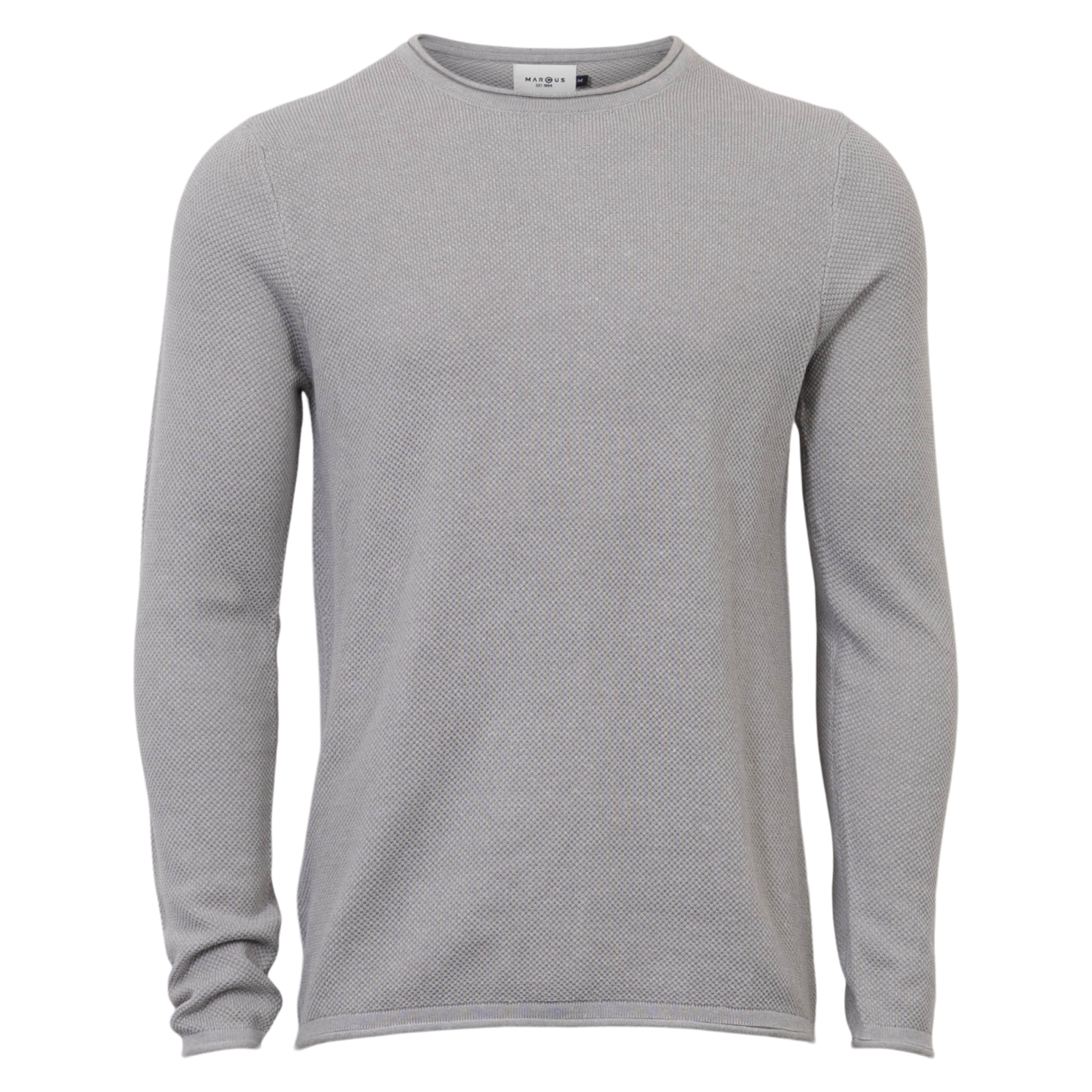 Marcus Langdon Herre Striktrøje - Lt. Grey Mix