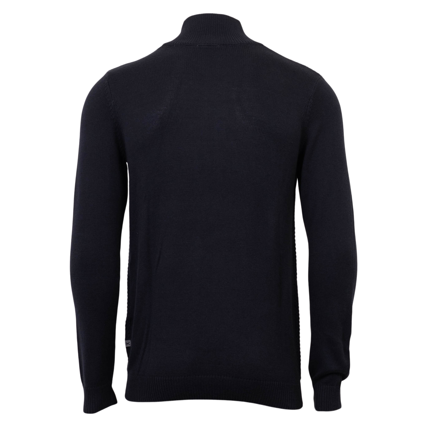 Marcus Hubble Half Zip Herre Striktrøje - Night Navy