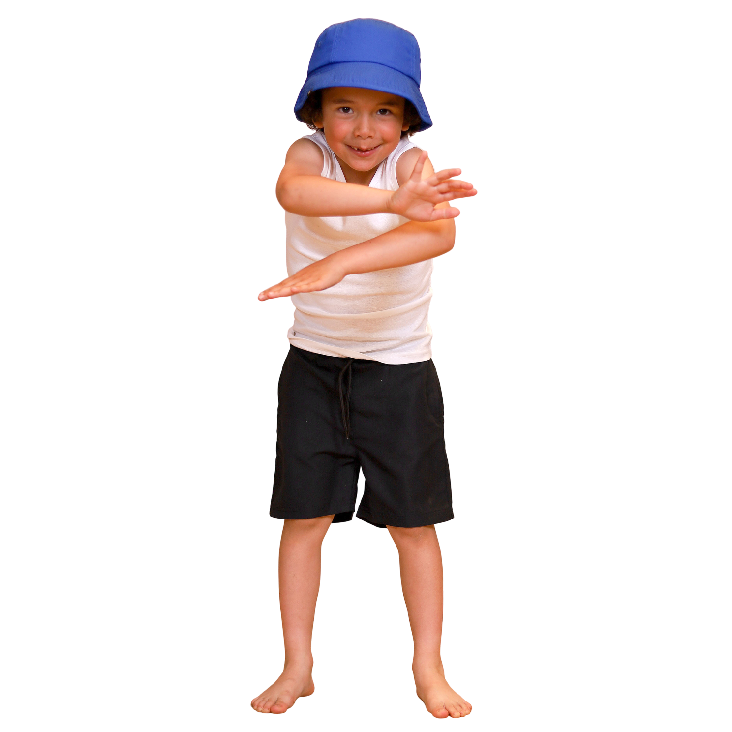 N.O.H.R. Maui Drenge Badeshorts - Black