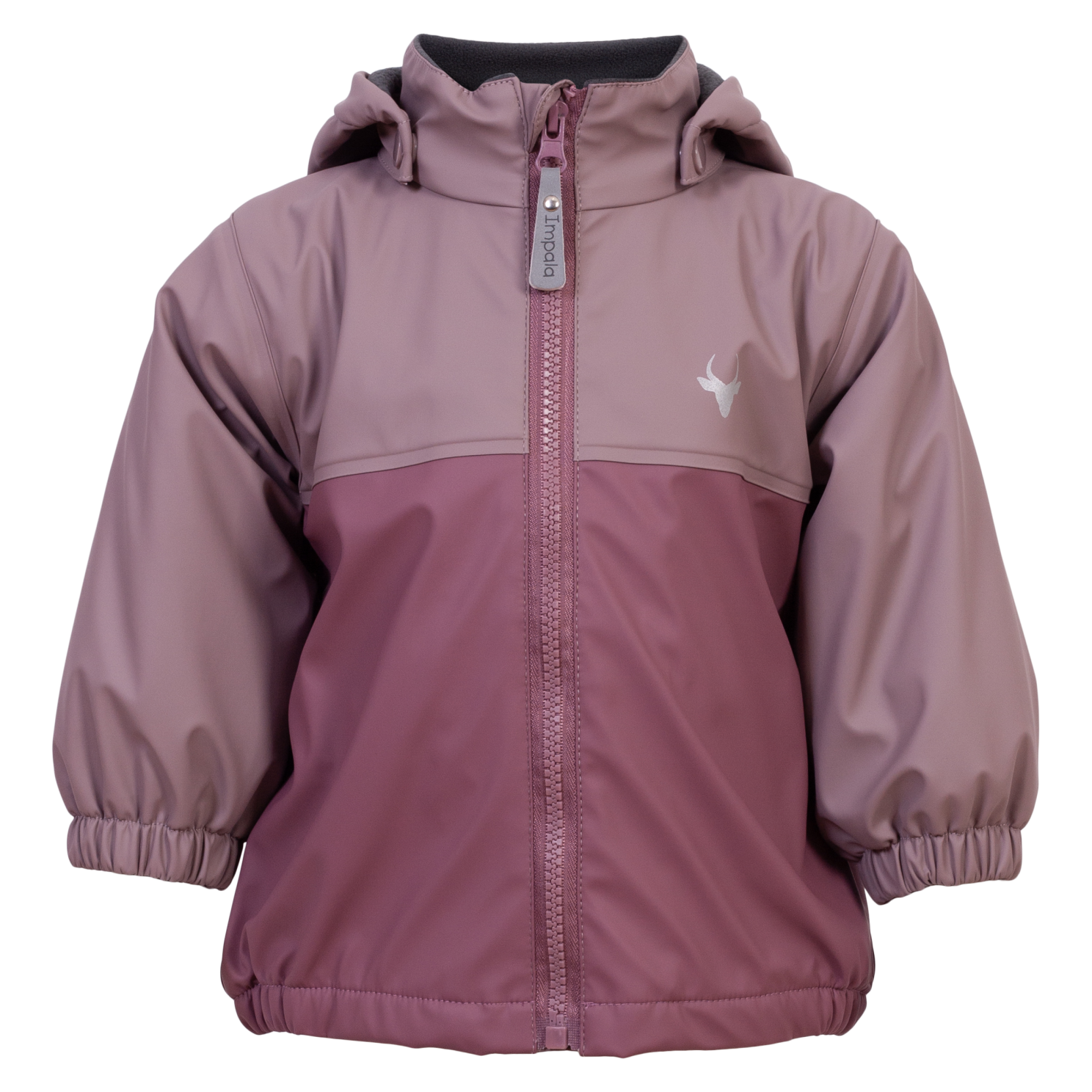 Impala Moss Børne Regnsæt m. fleece - Crushed Berry
