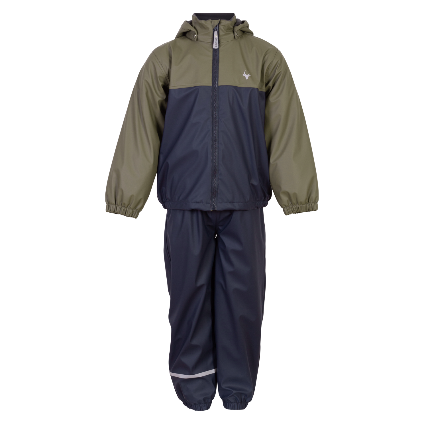 Impala Moss Børne Regnsæt m. fleece - Blue Nights