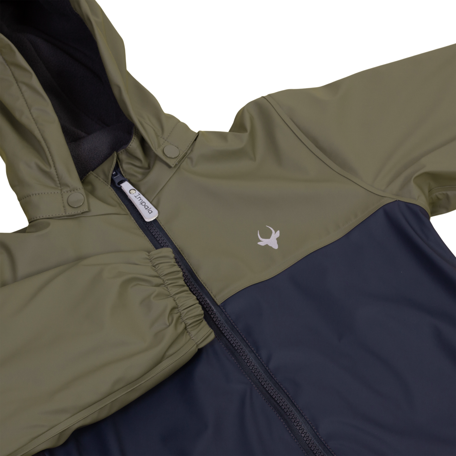 Impala Moss Børne Regnsæt m. fleece - Blue Nights