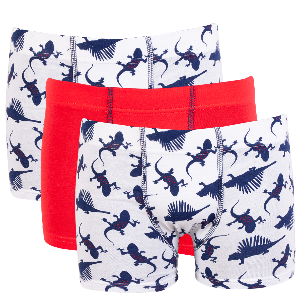 Crossbow Drenge Tights - Hvid/Rød/Firben