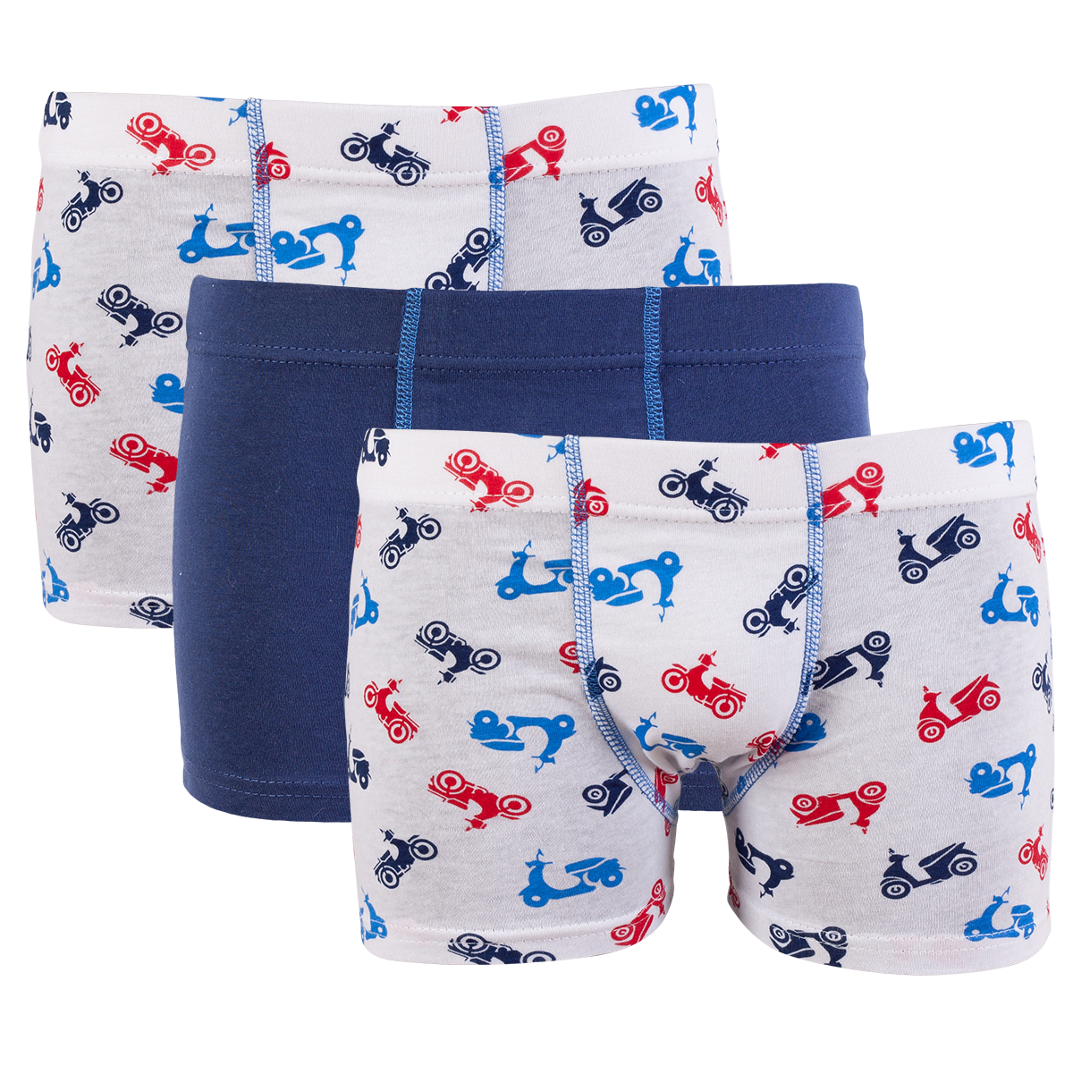 Crossbow Drenge Tights - Navy/Hvid/Scooter