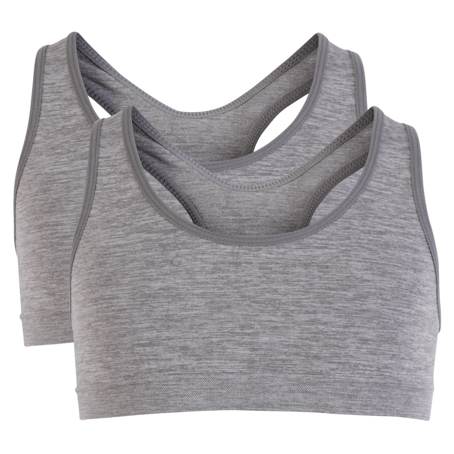 Crossbow Seamless Pige Top - Lysegrå