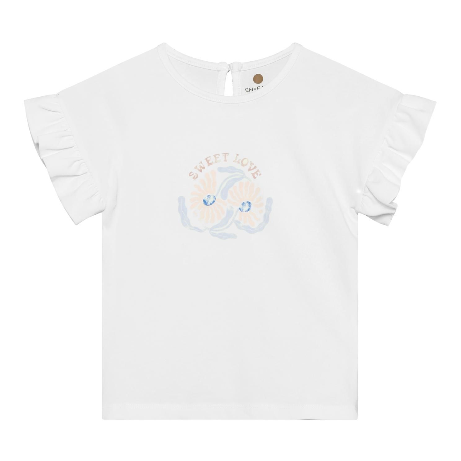 En Fant Pige Bluse i økologisk bomuld - Egret