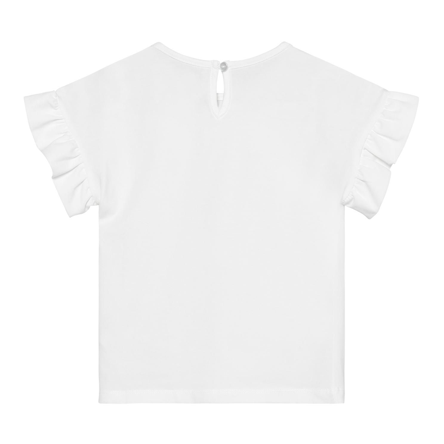 En Fant Pige Bluse i økologisk bomuld - Egret