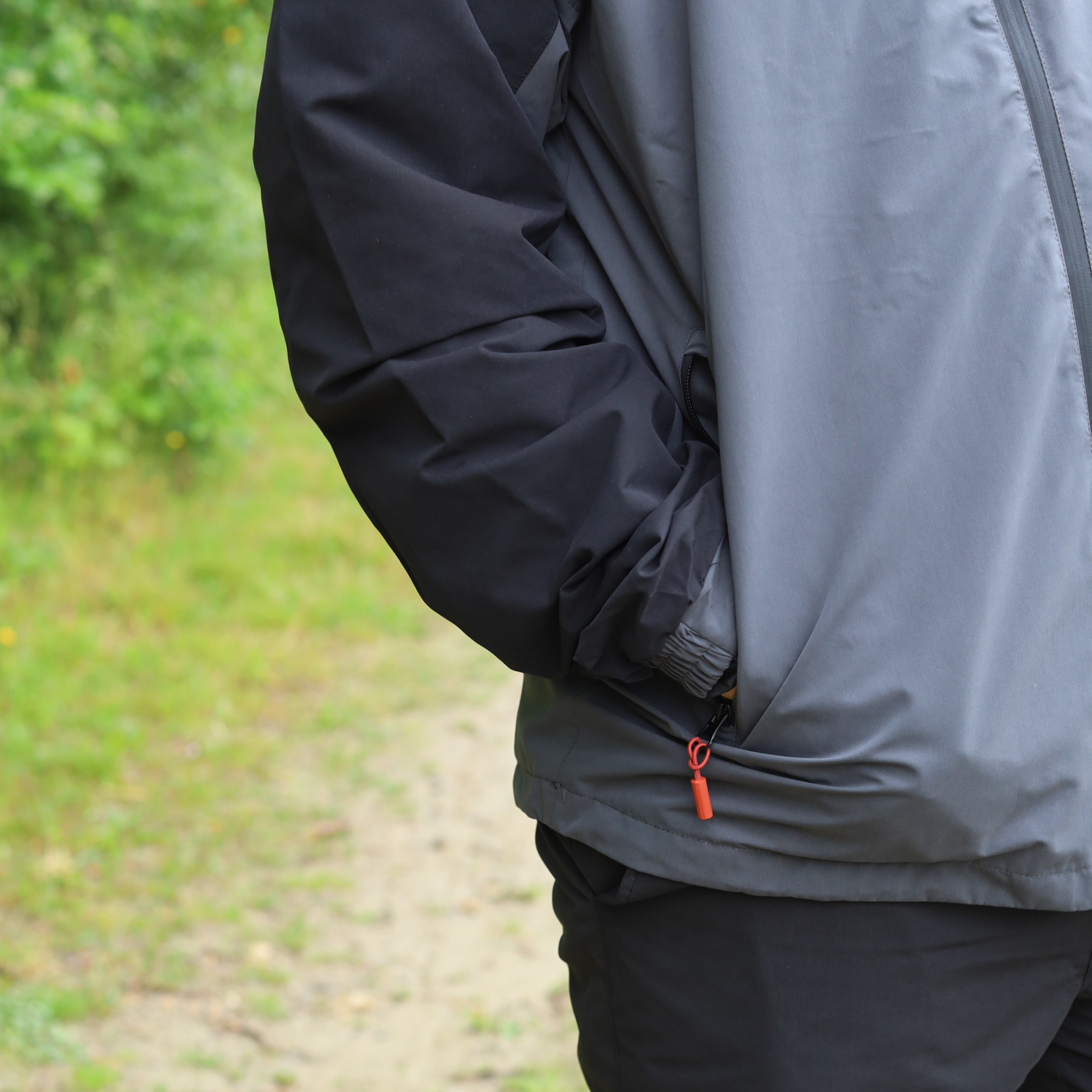 Denmark KPH Dybøl Herre Regnjakke m. BIONIC-FINISH® ECO coating - Cloud Grey