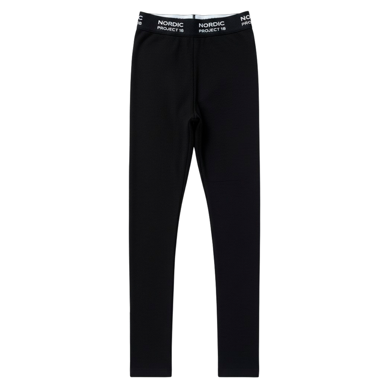 Nordic Project 18 Børne Skiundertøj i bambus - Black