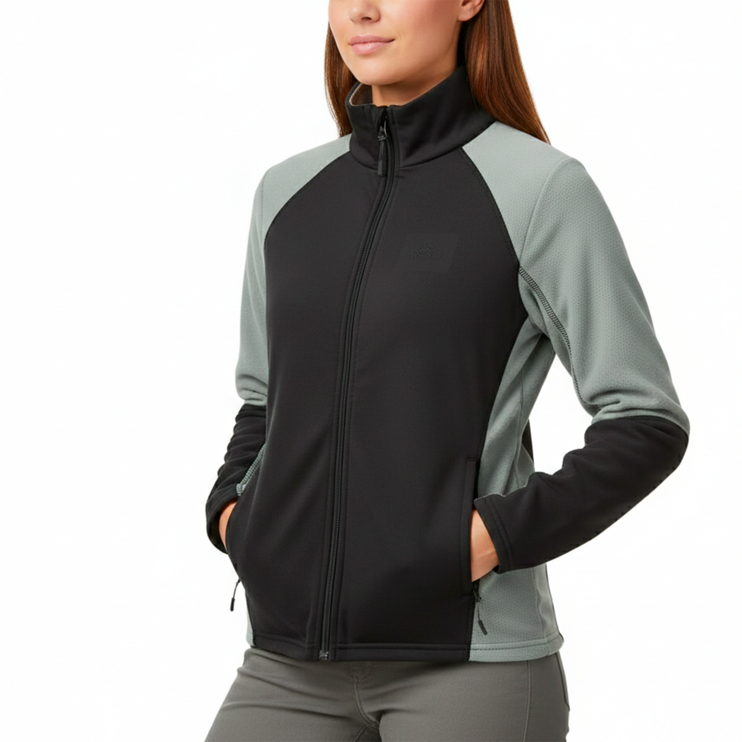 Kopenhaken Hagl Micro Fleece Dame Fleece - Grey Green