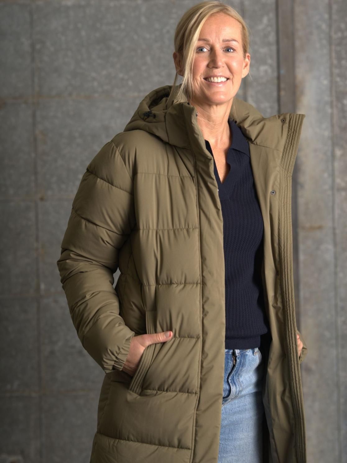 Kopenhaken Dame Vinterjakke - DUSKY GREEN