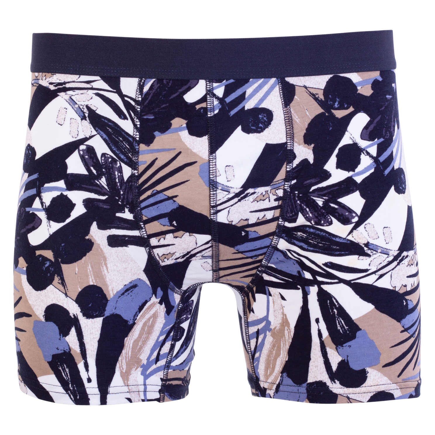 Crossbow Herre Tights i bambus - Navy/Sand