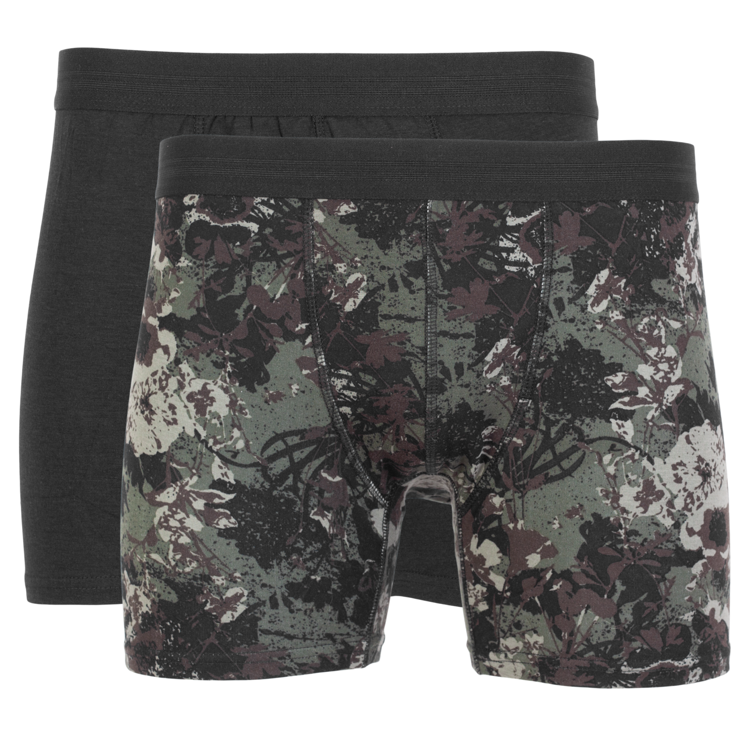 Crossbow Herre Tights i bambus - Army/Sort