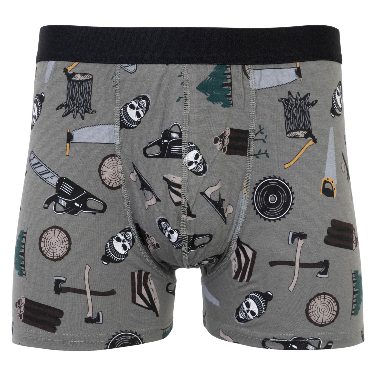 Crossbow Boxer Herre Tights - Grøn m. Print