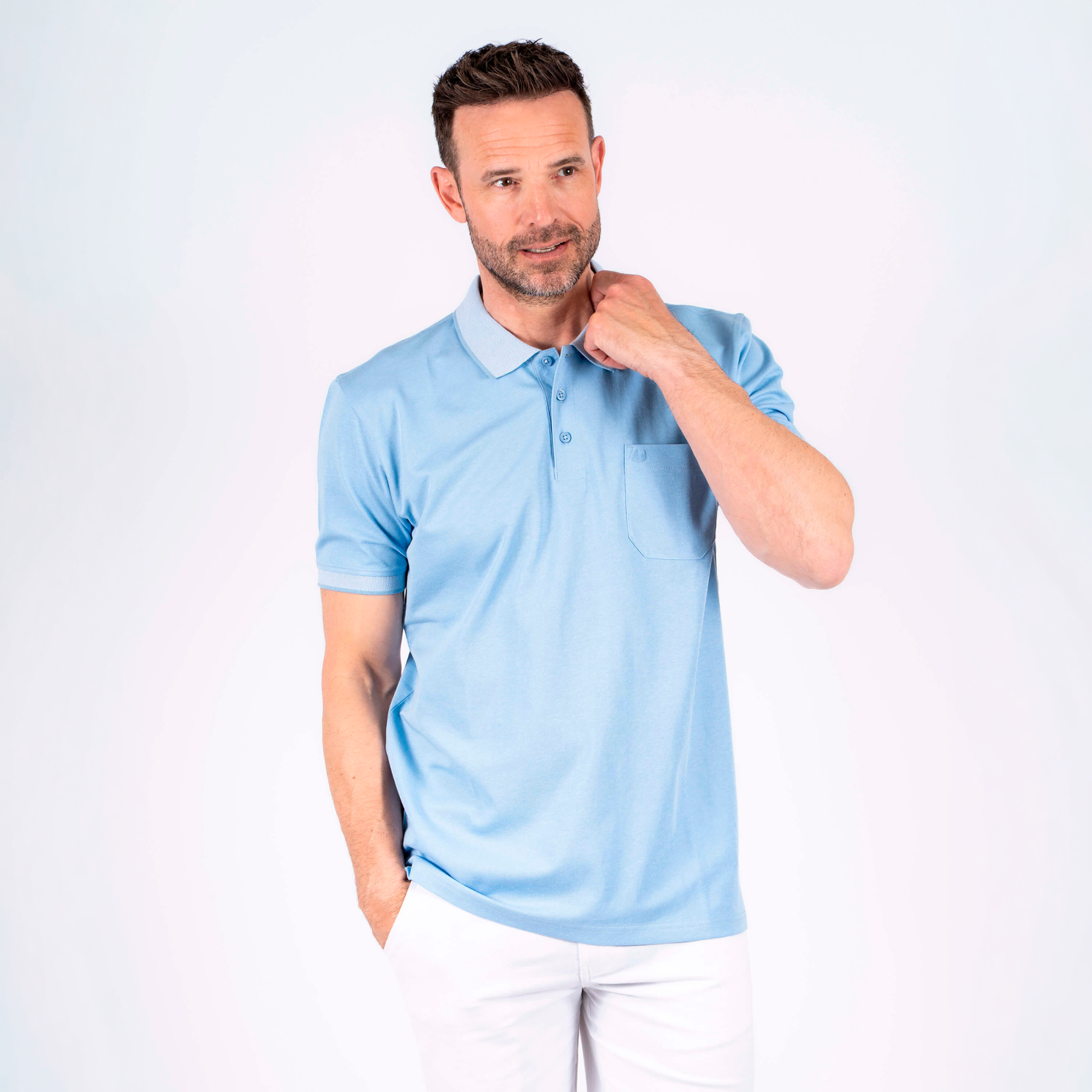 Pre End Texas Herre Polo - Blue