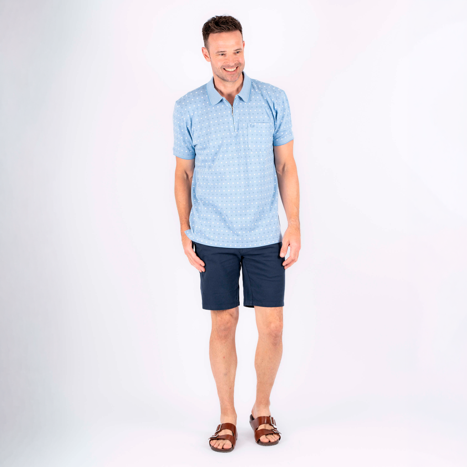 Pre End Maverick Herre Polo - Blue