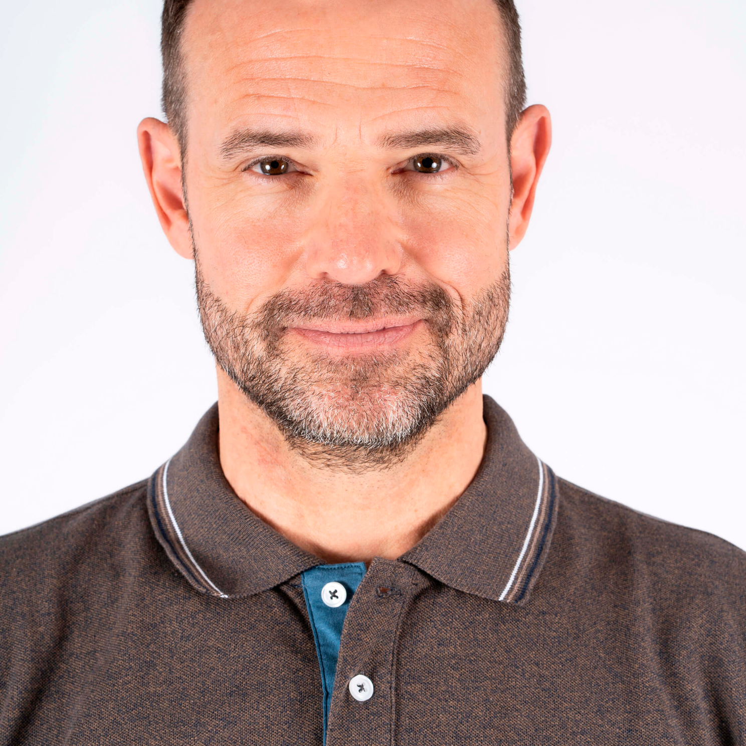 Pre End Jones Herre Polo - Mid Brown