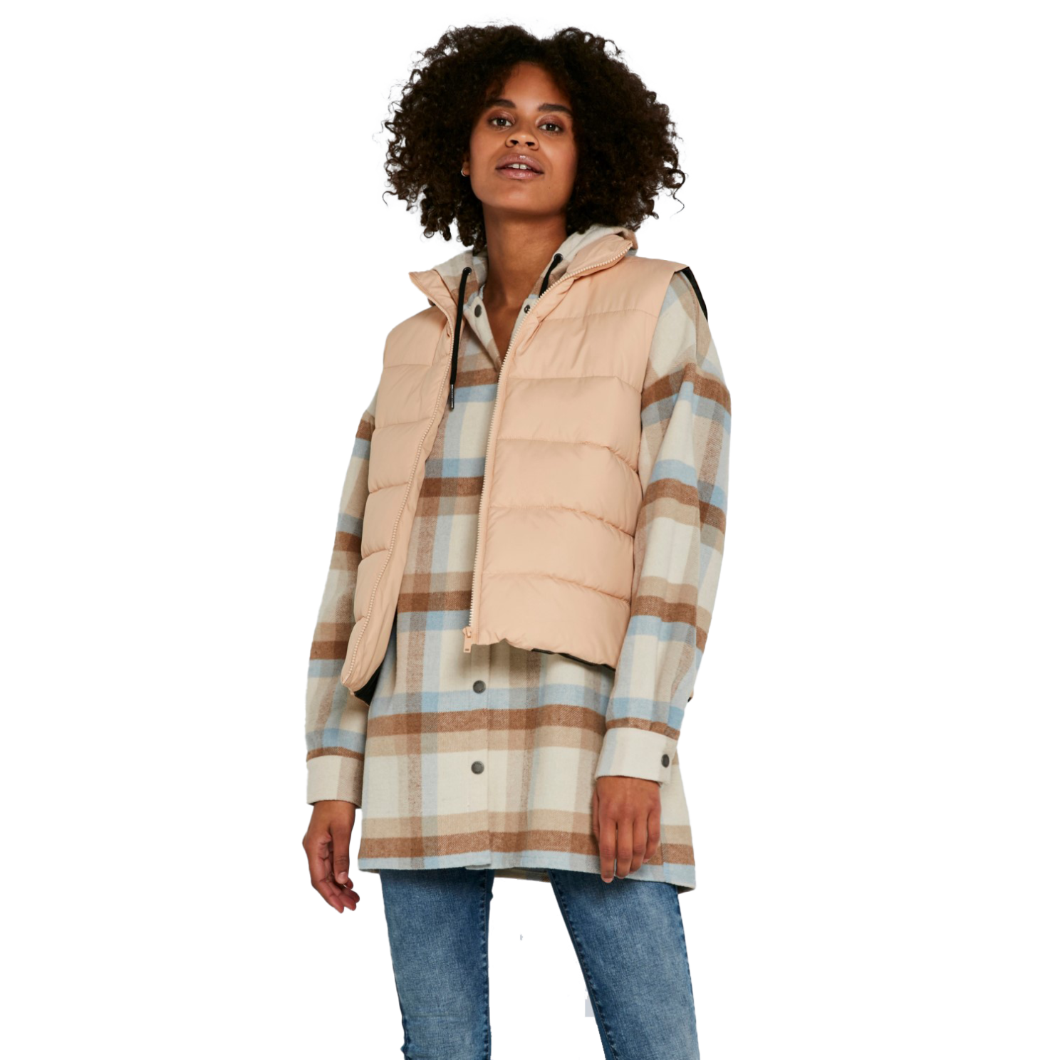 Noisy May Dame Vest - Hazelnut