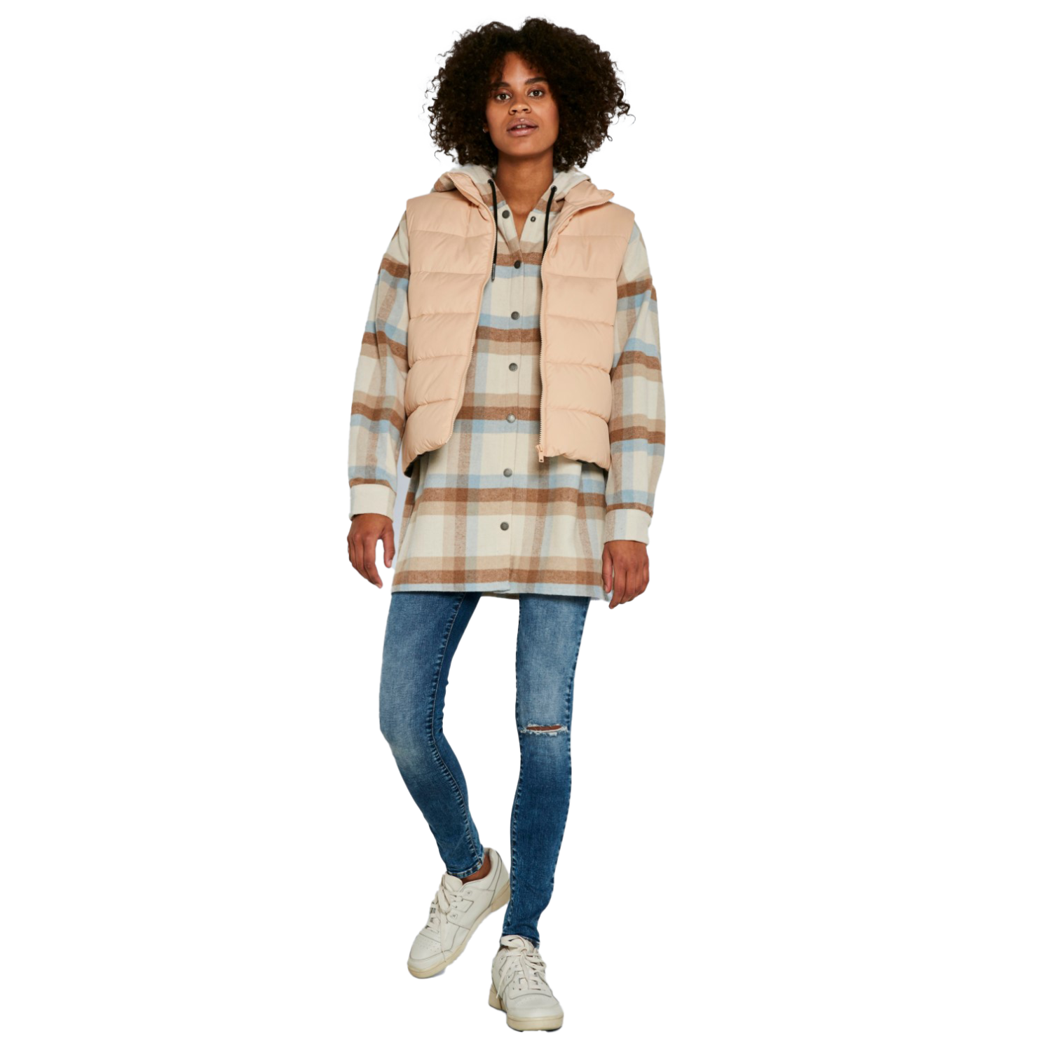 Noisy May Dame Vest - Hazelnut