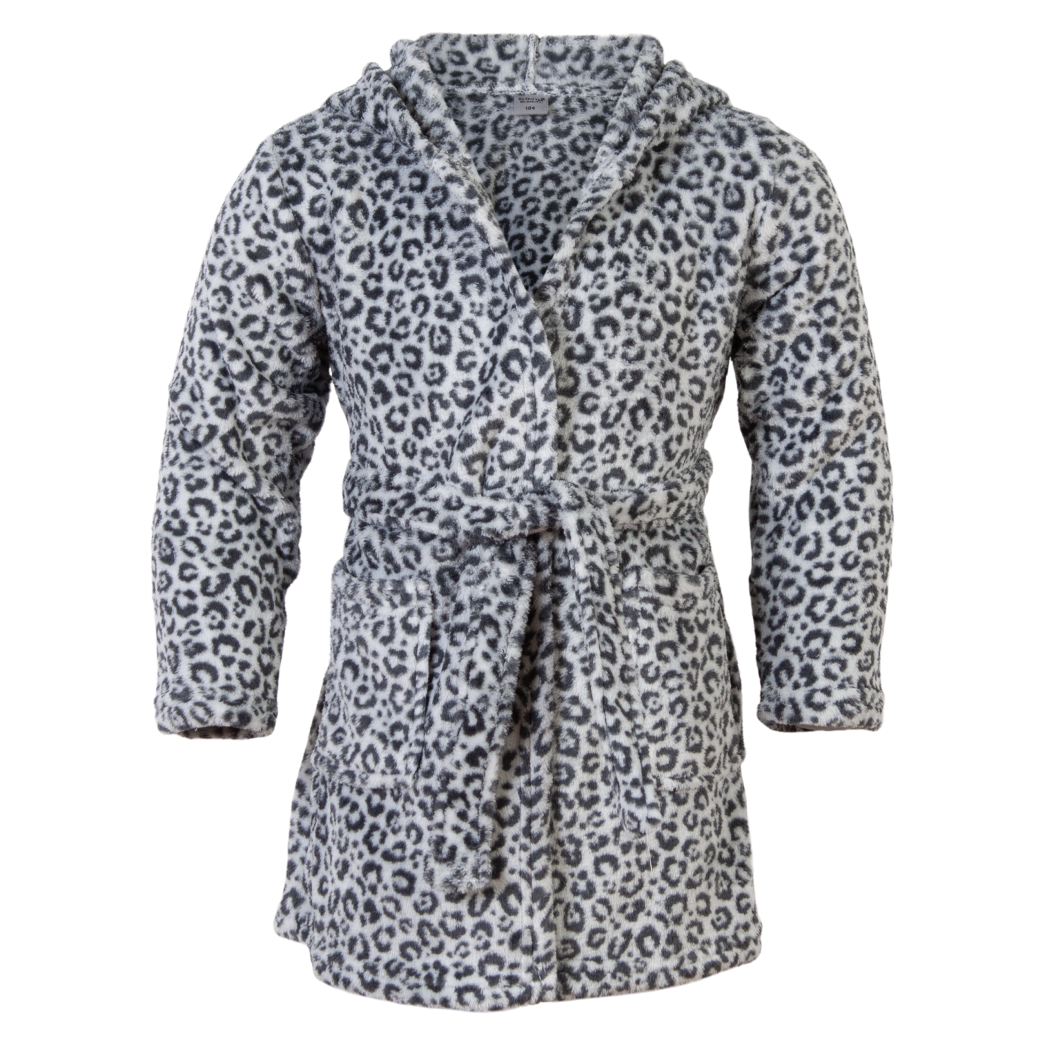 Pige Morgenkåbe - Sort