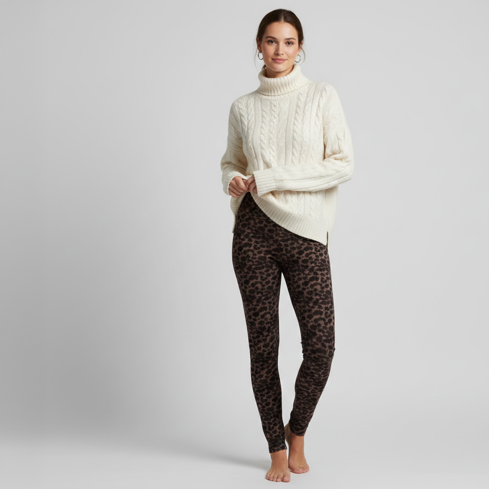 Anyway Dame Termoleggings m. for - Print