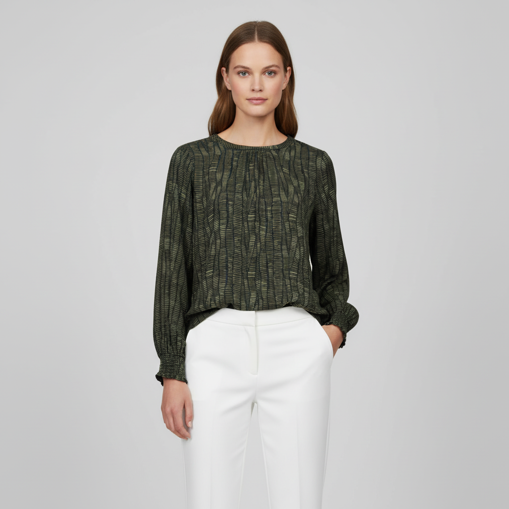 ZbyZ Dame Bluse - Khaki