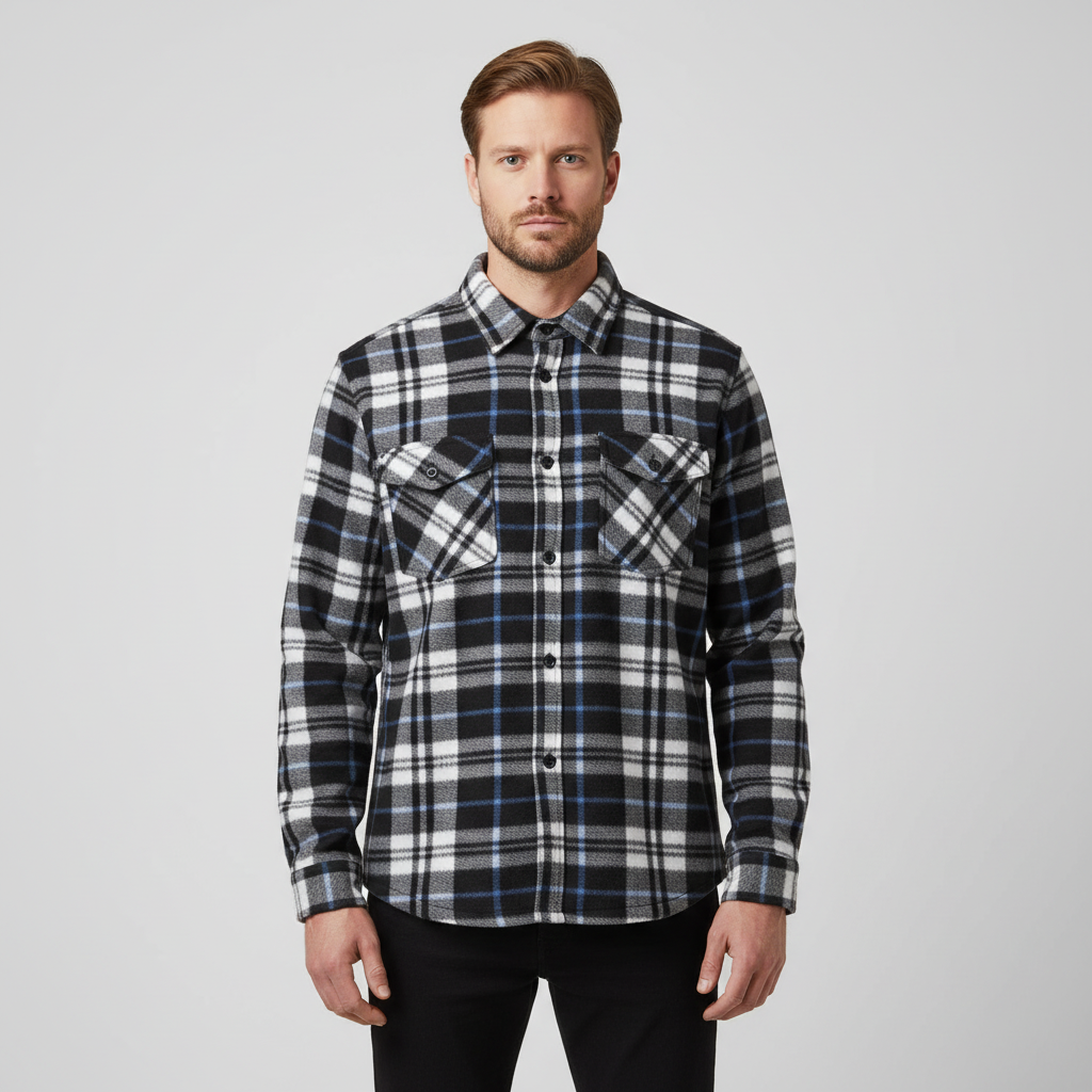 Anyway Herre Skjorte - Ternet