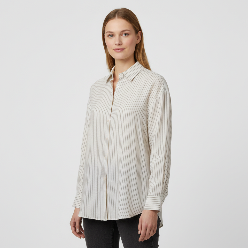 Anyway Dame Skjorte - White