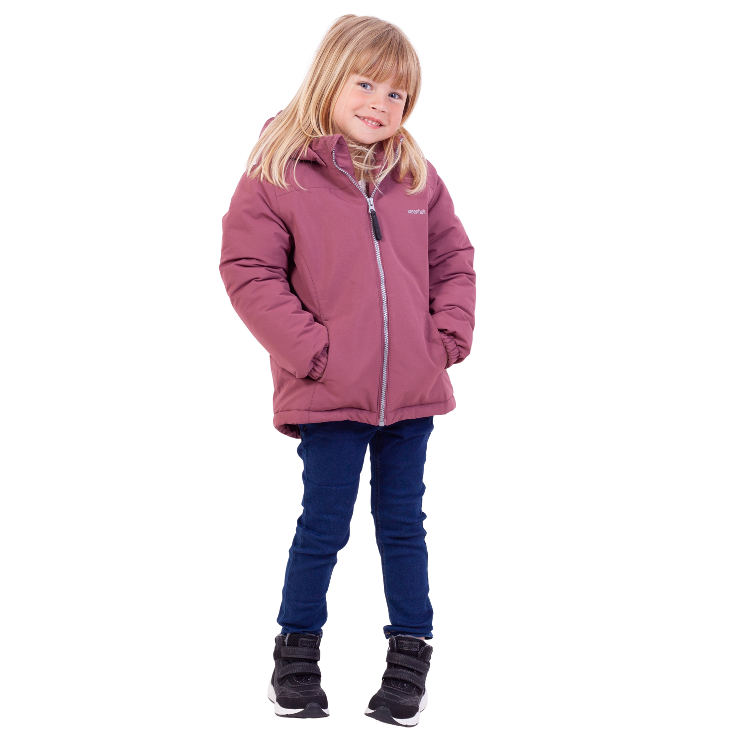 Steenholt Cosmo Børne Vinterjakke - Crushed Berry