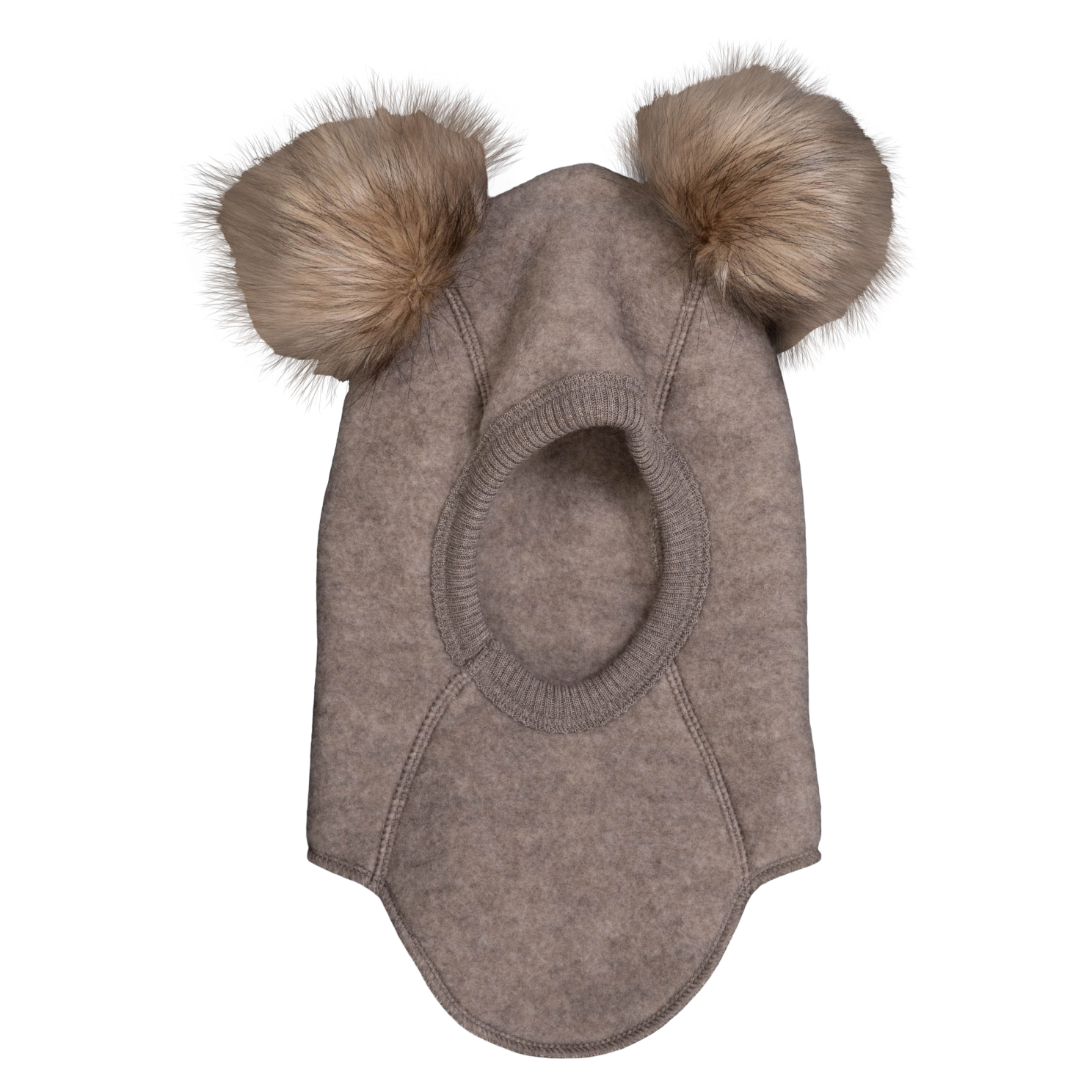 Soft Gallery Børne Elefanthue i merinould - Melange Denver