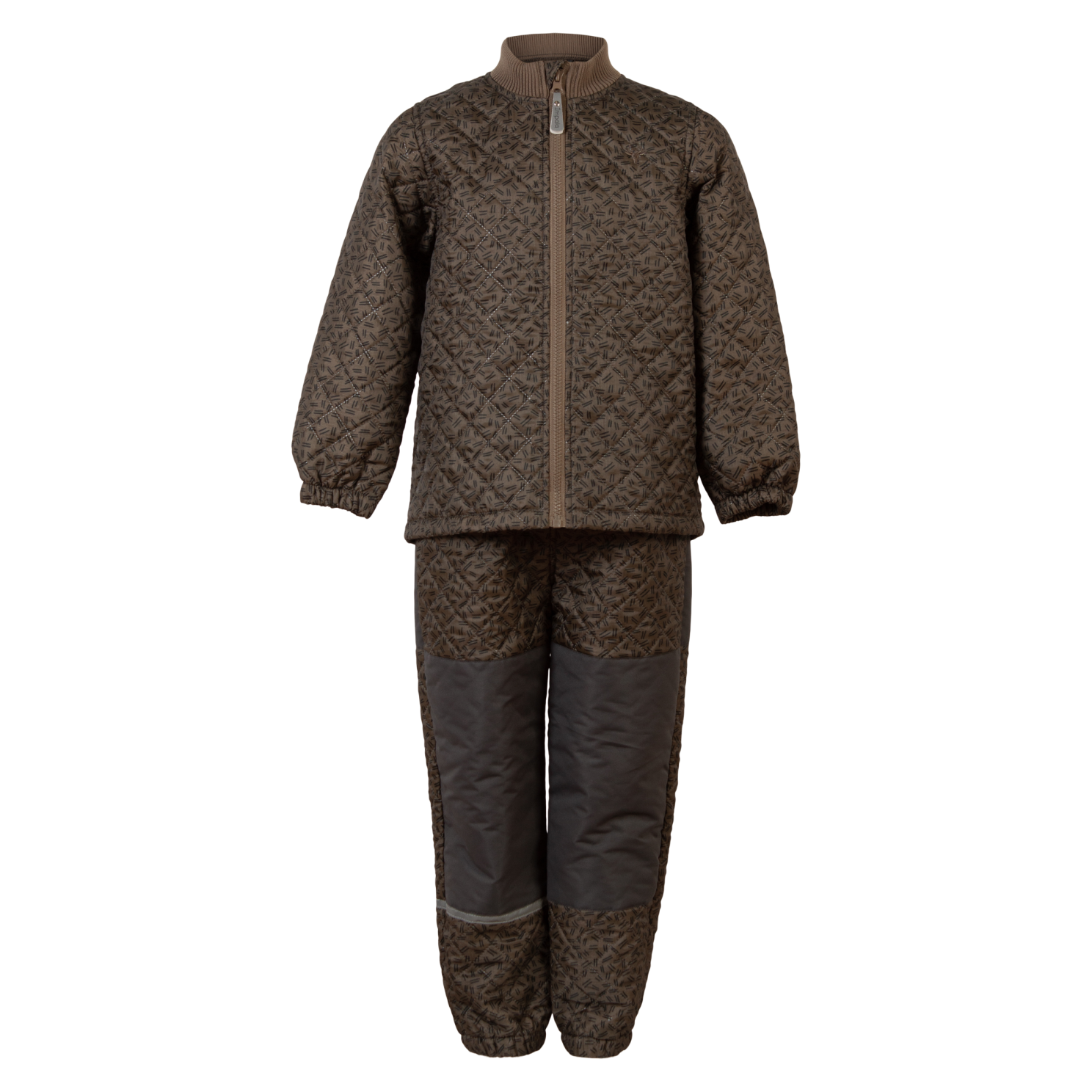 Impala Lund Børne Termosæt - Stone Gray AOP