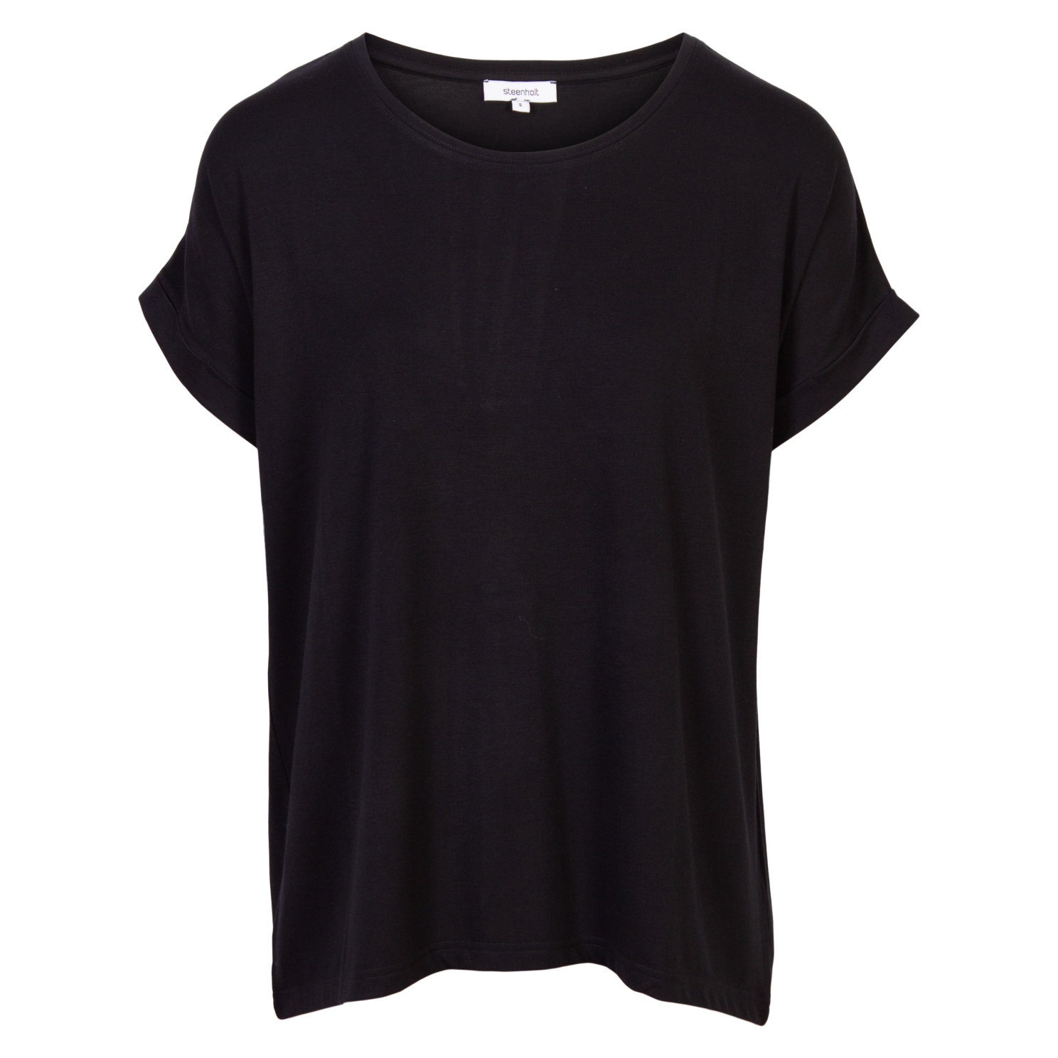 Steenholt Joan Dame T-shirt Plus Size - Black