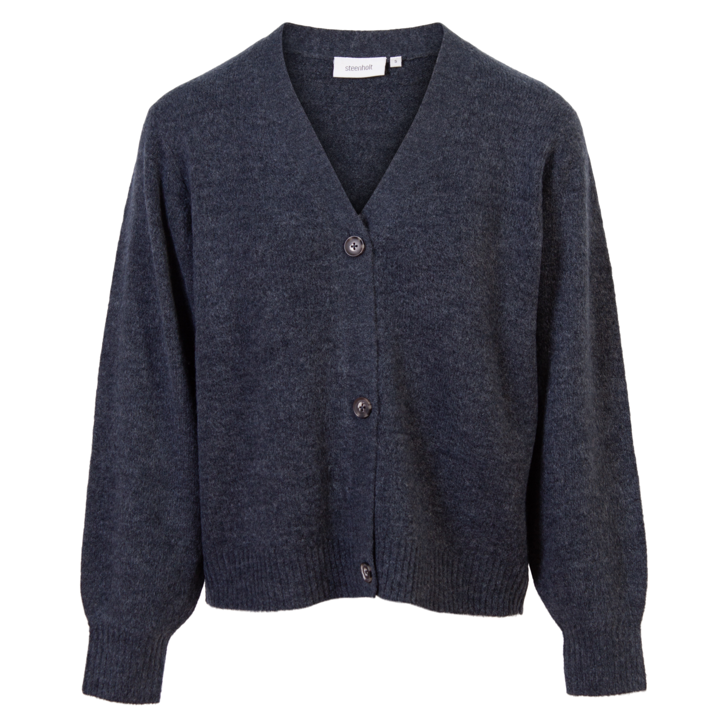 Steenholt Gora Dame Cardigan Plus Size - Blue Nights