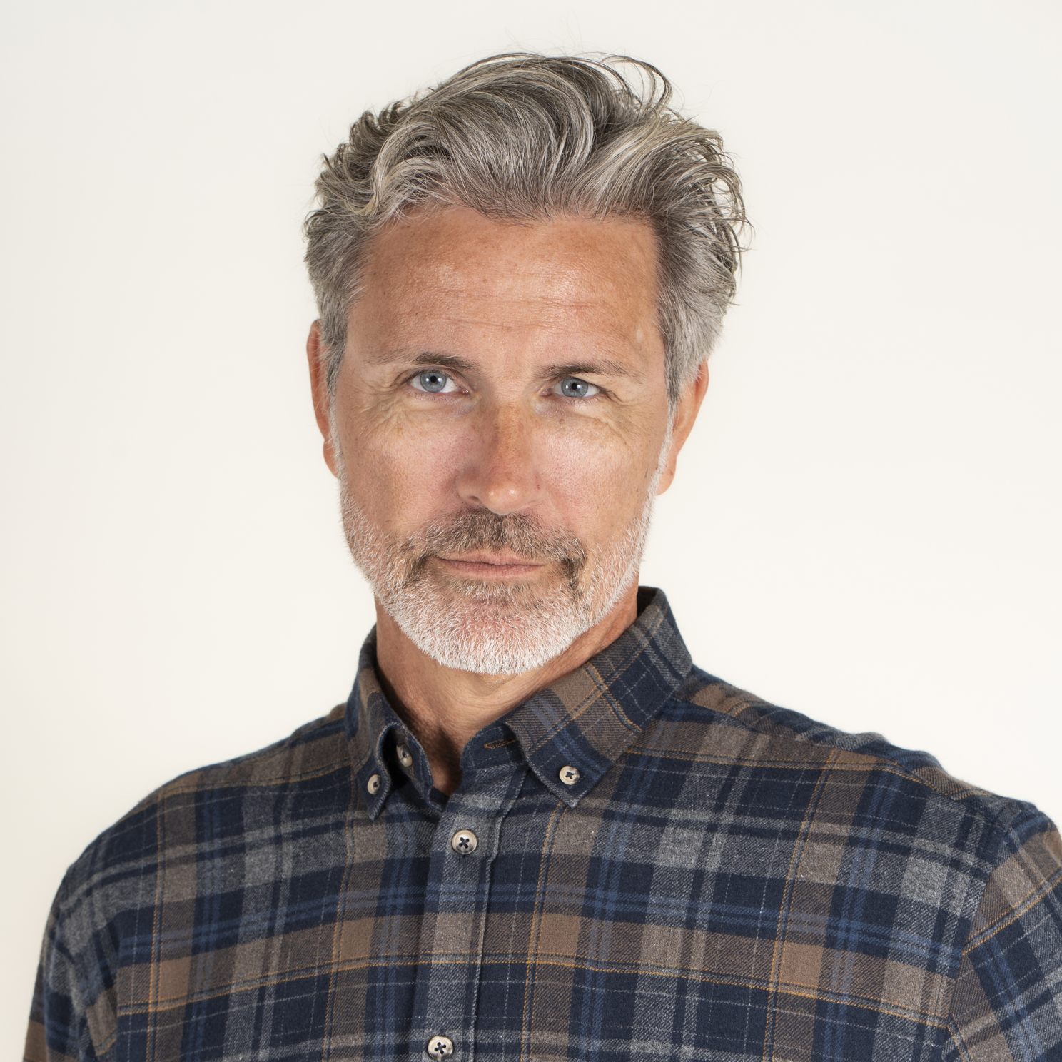 Vito Farmer Herre Skjorte - Mid Brown