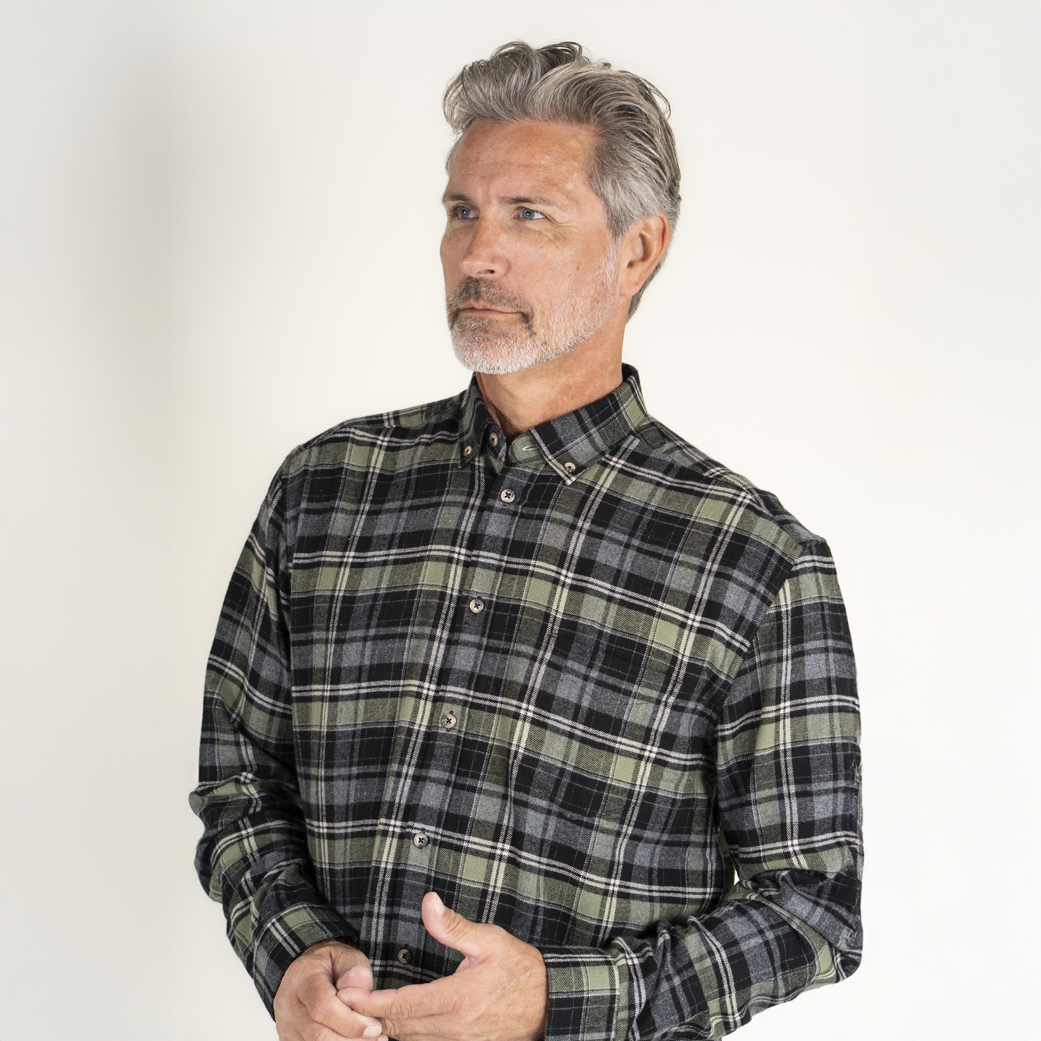 Vito Farmer Herre Skjorte - Jet Black