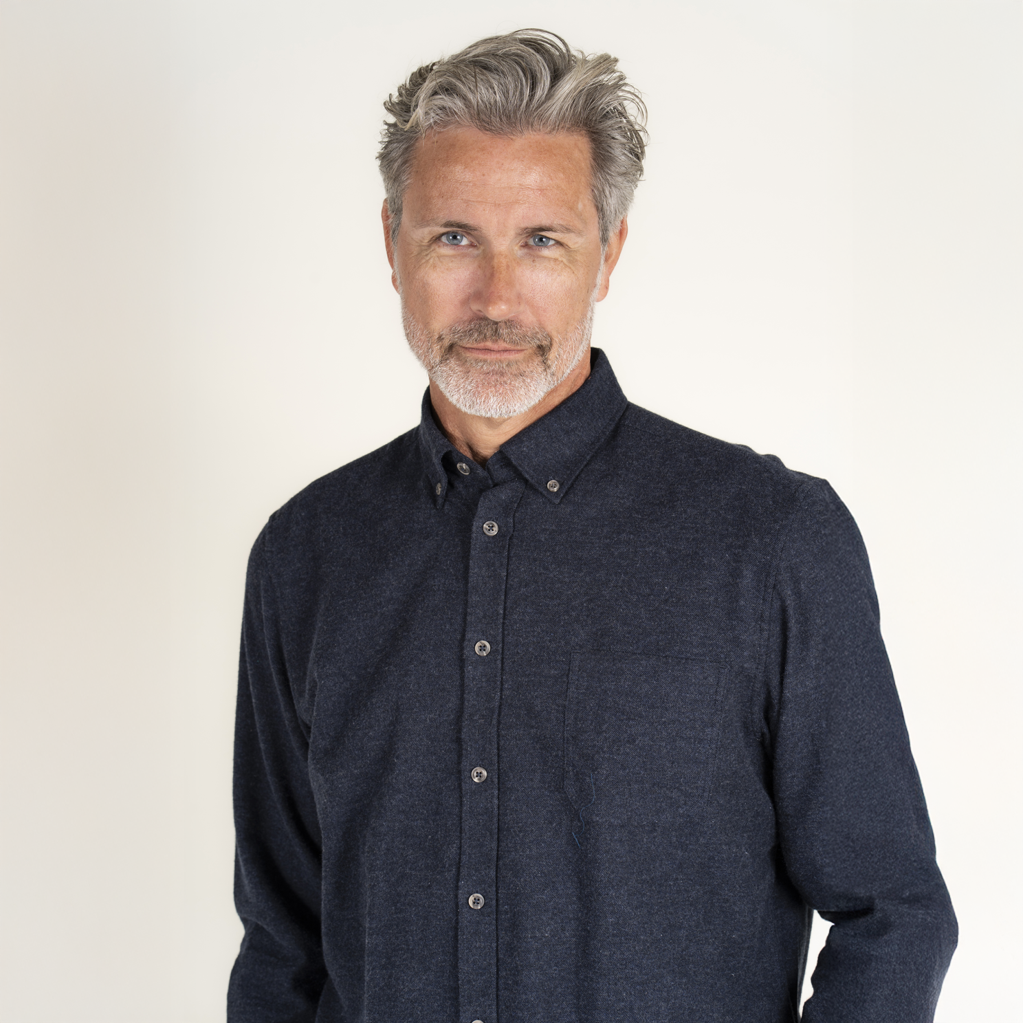 Vito Barny Herre Skjorte - Dk.navy mix