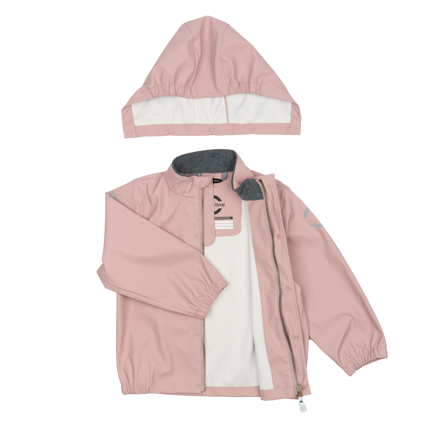 Mikk-line Børne Regnsæt m. BIONIC-FINISH® ECO coating - Woodrose