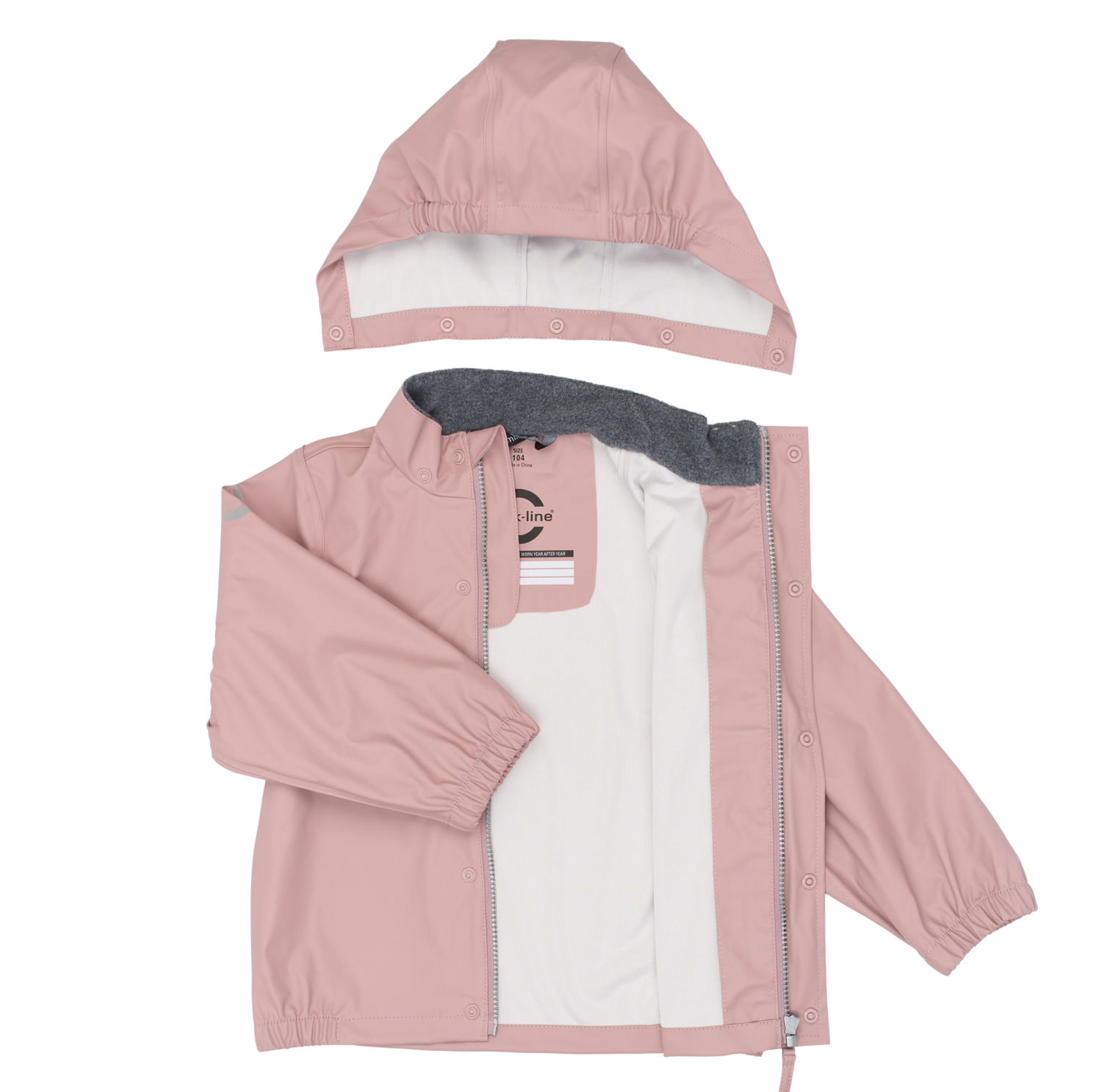 Mikk-line Børne Regnsæt m. BIONIC-FINISH® ECO coating - Woodrose