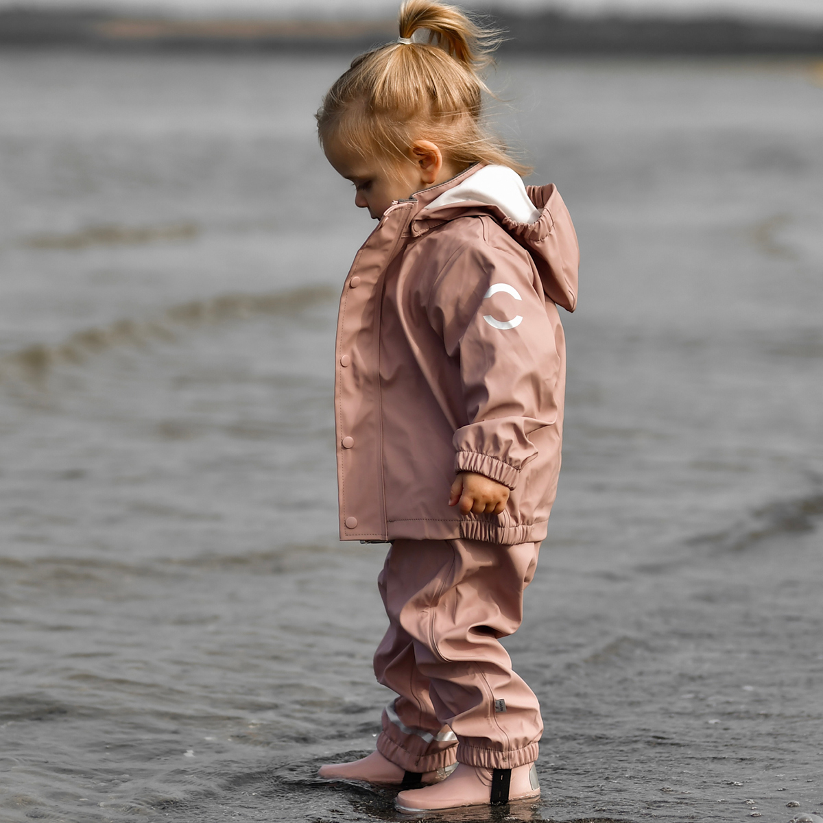 Mikk-line Børne Regnsæt - Adobe Rose