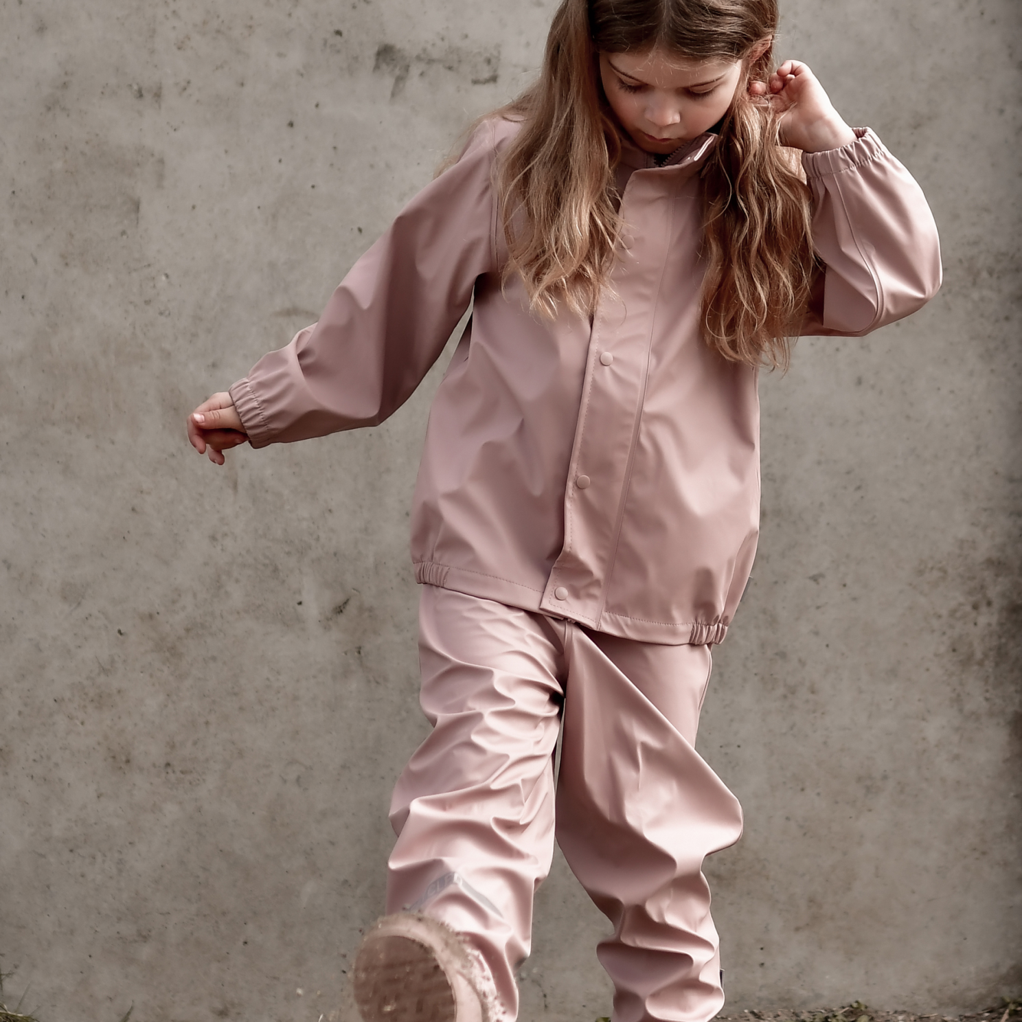 Mikk-line Børne Regnsæt - Adobe Rose