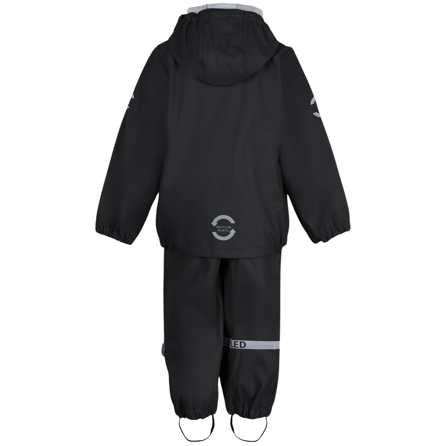 Mikk-line Børne Regnsæt - Black