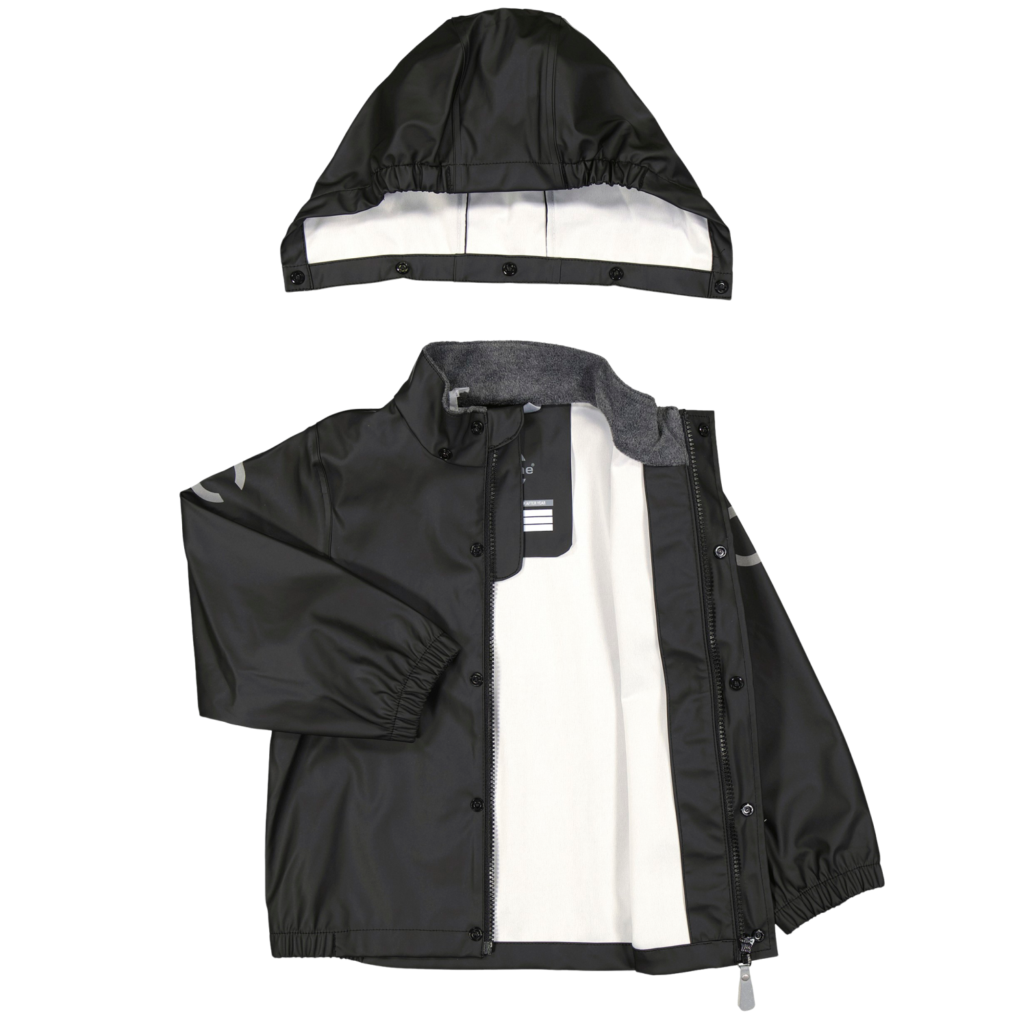 Mikk-line Børne Regnsæt - Black