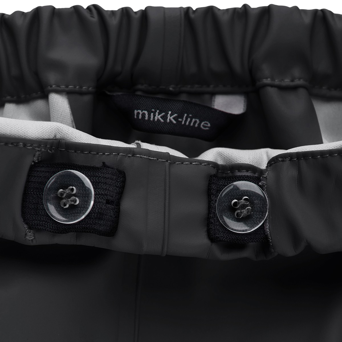 Mikk-line Børne Regnsæt - Black