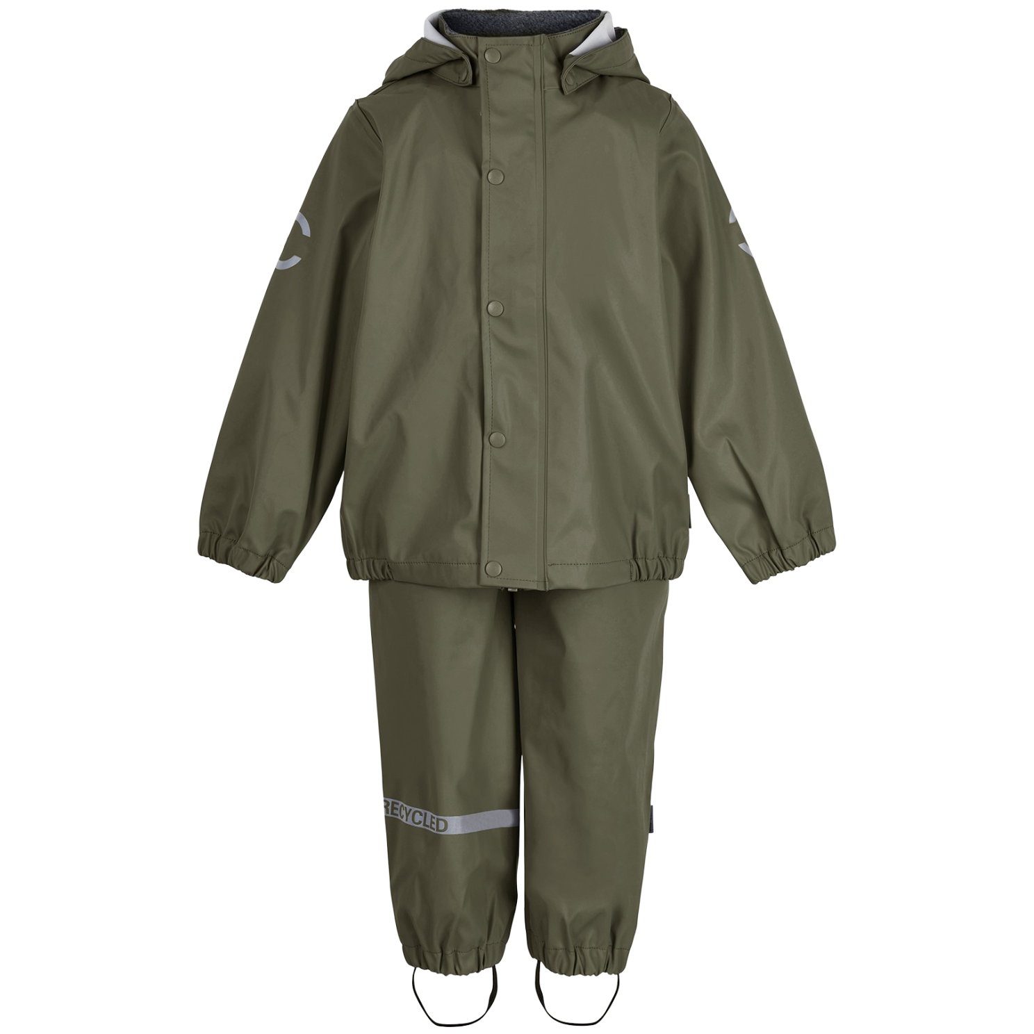 Mikk-line Børne Regnsæt - Dusty Olive