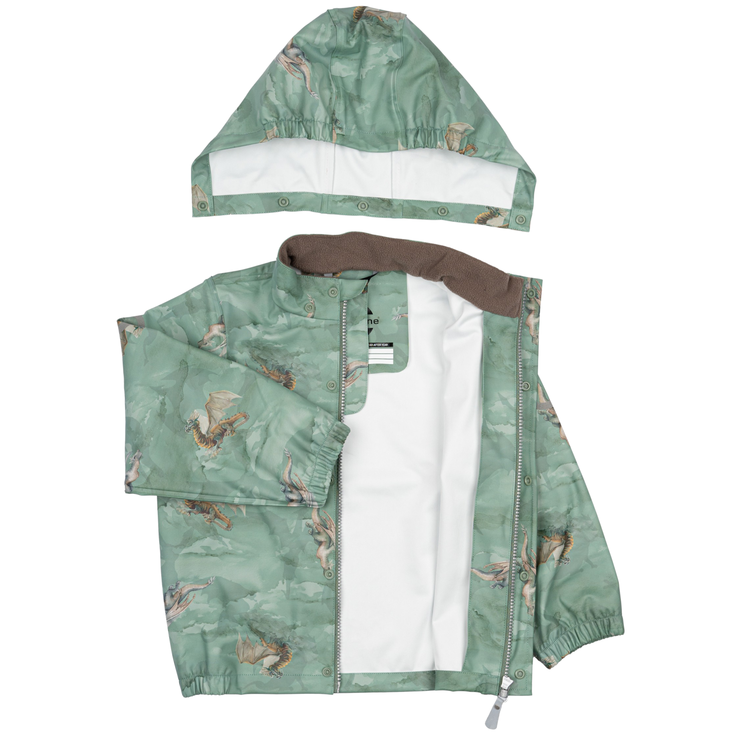 Mikk-line Drenge Regnsæt - Green bay