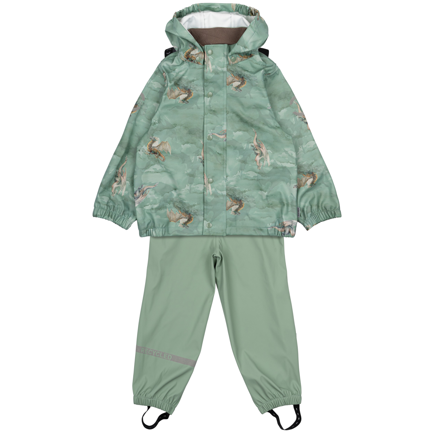 Mikk-line Drenge Regnsæt - Green bay