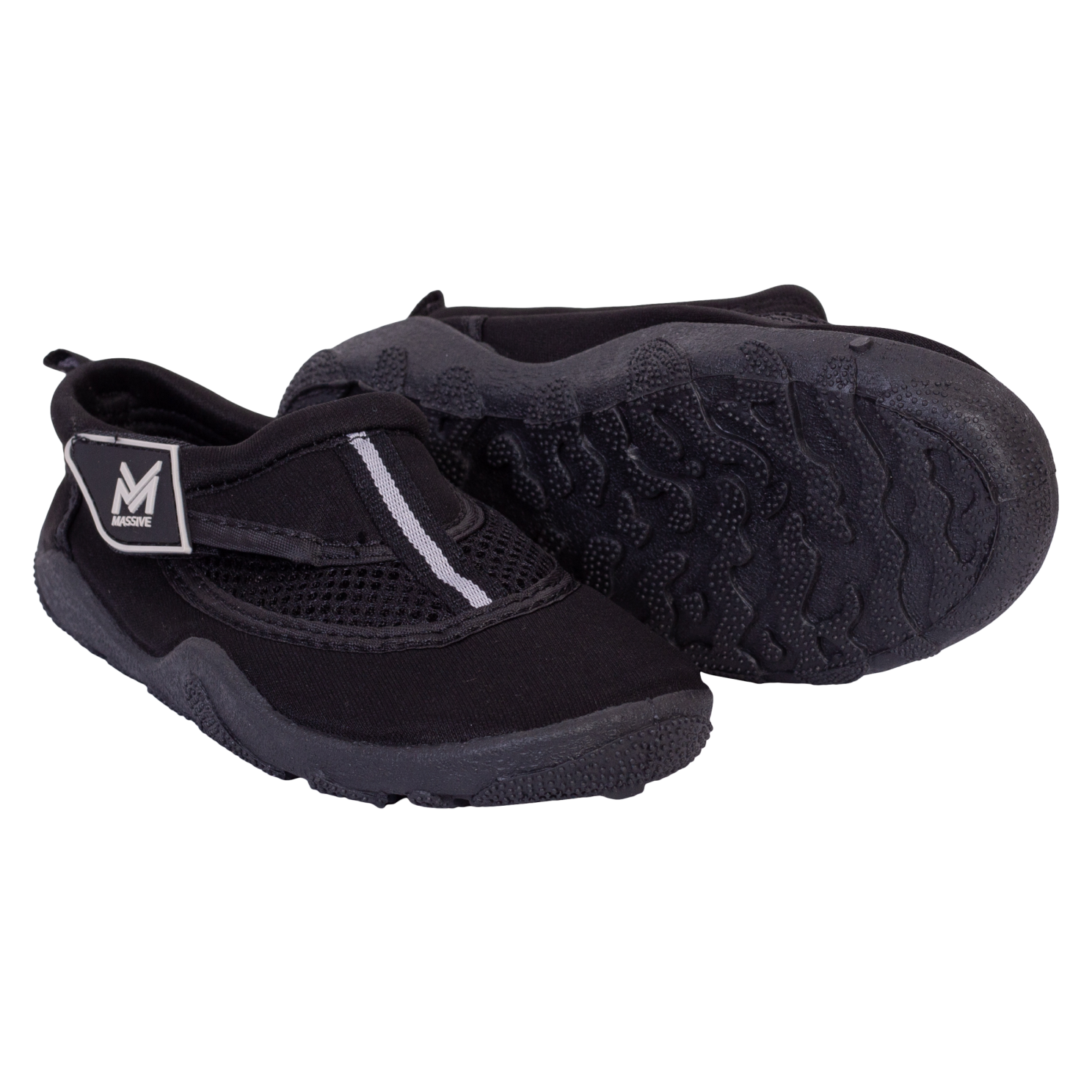 Massive Drenge Badesko - Black